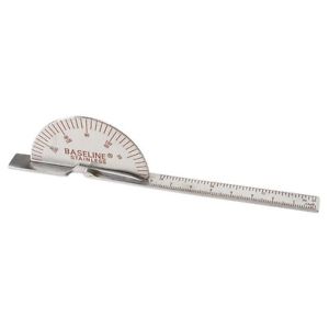 Baseline 12-1011-25 Finger Goniometer-Metal-Deluxe-6 inch -  25-pack