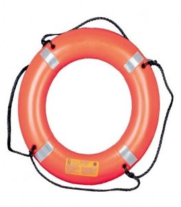 Mustang 30 Life Ring with Tape - Orange. Free Delivery