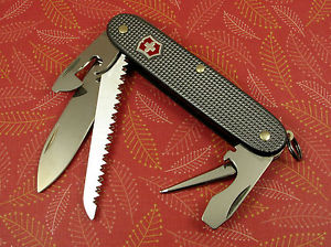 Swiss Bianco Exclusive Victorinox Farmer Moonlight Silver Alox Swiss Army Knife