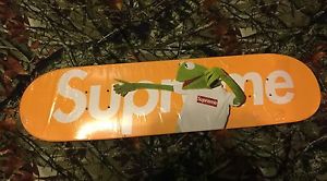 SUPREME KERMIT THE FROG SKATEBOARD DECK YELLOW BOX LOGO BOGO HAT HOODIE Kaws