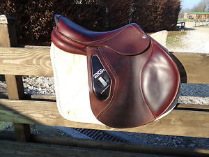 2014 CWD 2GS Luxury French Jumping Saddle Gorgeous Brown 17.5"