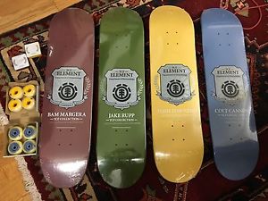 2004 Element TCF Collection Numbered Decks Wheels Bearings NOS Bam Margera RARE