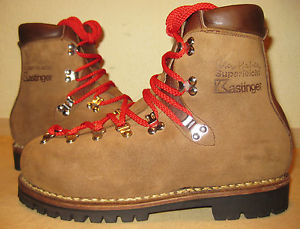 Kastinger Superleicht Peter Habeler UK 9 EU 43 Wanderstiefel Leder TOP! #1504