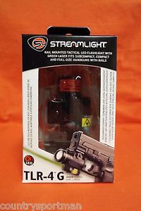 STREAMLIGHT TLR-4 G Rail Mounted Tactical White LED Flashlight w/ Laser #69245