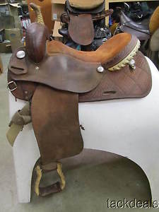 Courts Barrel Saddle 15 1/2" Used Good Condition
