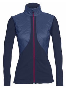 ICEBREAKER - MerinoLOFT Ellipse Long Sleeve Zip - Ladies - 230 g/m²