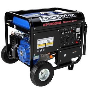 DuroMax 10000 Watt 18hp Portable Gas Electric Start Generator RV Home Standby