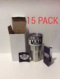 15 PACK Yeti Rambler 30 Oz Tumbler