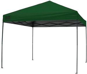 Quik Shade Canopy Tent Instant Outdoor Protector Shelter Cover 10 x 10 ft Green