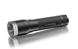 LED Lenser M7R-X Torcia Tascabile a LED in Alluminio, Nero