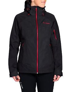 Vaude Women's 3 in Nuuksio Jacket II Black-Black 10 NEW