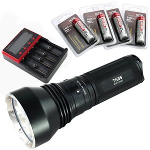 ThruNite TN35 MT-G2  Max 7300 Lumen CREE MT-G2 + Ladegerät + 4 Akkus 18650