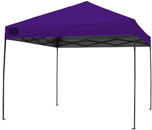 Quik Shade Canopy Patio Tent Instant Outdoor Protector Shelter 10 x 10 ft Purple