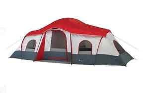 NEW Ozark Trail 10-Person Cabin Tent Integrated E-Port Outdoor Hiking Family Fun