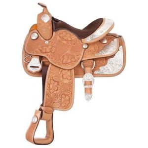 Silver Royal Saddle Western Youth Challenger Silver 13" Light SR8723C1