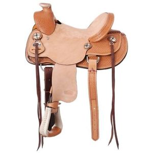 Silver Royal Saddle Western Wylie Kid Wade Quarter Bars 14" Light SR4014