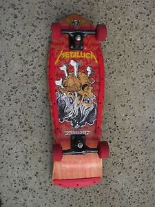 Vintage Zorlac Metallica Pushead Skateboard Complete Pushead Voodoo Skull 1988