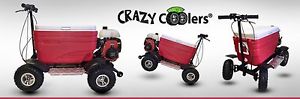 Crazy Coolers Motorized Cooler, All Terrain Cooler. Wheelie Bar Is Cool