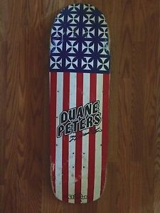 DUANE PETERS PUNK ROCK SKATE PERSONAL THINK SIGNED SKATEBOARD 1994