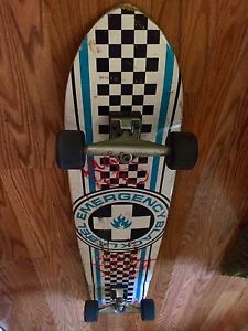 DUANE PETERS EMERGENCY BLACK LABEL  PERSONAL LONGBOARD SKATEBOARD 2005