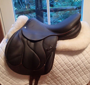 16.5" Devoucoux Chiberta Monoflap Saddle - Full Buffalo - 0 Flap - 2004 - 4.75"