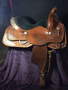 Circle Y Western Pleasure Equitation Show 14.5 inches Saddle