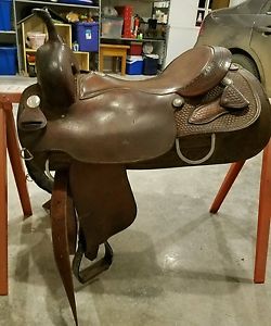 17" Billy Cook Cutting Saddle Used