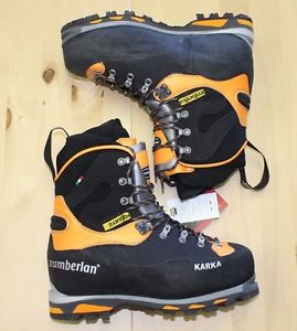 Zamberlan 6000 Karka GTX RR Mountaineering Boots, Size 8, Orange/Black