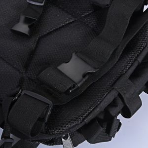 13X L503 EDC Camping Hiking Backpack Military Nylon Black 43x25x22cm