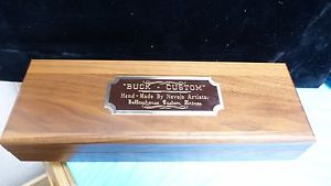 NICE BUCK CUSTOM 1995 YELLOWHORSE CUSTOM KNIVES HANDMADE LB W/ DISPLAY BOX K112