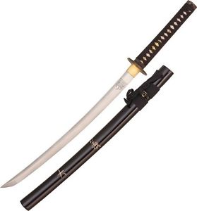 Komoran KO007 Wakizashi 31" Sword w/Black Cord Handles