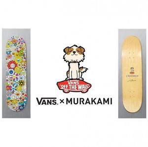 VAULT BY VANS × TAKASHI MURAKAMI Limited Smile Flower Skateboard Skate Deck EMS