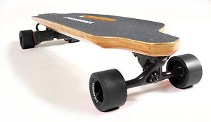 ZAGADUNGA electric longboard - 2400W double motor wireless control - BLACK wheel