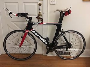 2011 Cervelo P2 Carbon Triathlon Bike Size 58