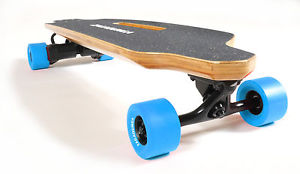 ZAGADUNGA electric longboard - 2400W double motor wireless control - BLUE wheel