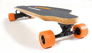 ZAGADUNGA electric longboard - 2400W double motor wireless control - ORANGE whee