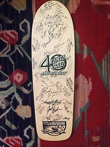 DUANE PETERS PUNK ROCK SKATE CLASSIC REISSUE 40 YRS SANTA CRUZ NHS MUSEUM SIGNED