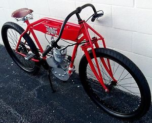 motorized HENDERSON replica board track racer indian cafe harley bicycle bike 80