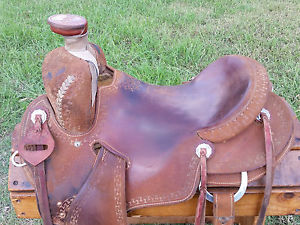 15.5" Spur Saddlery Ranch Roping Saddle (Made in Texas) Seat Rigging