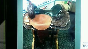 Reinsman team penning saddle