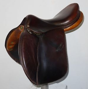 17.5" DEVOUCOUX OLDARA SADDLE (SO21020)  FULL CALF. GOOD CONDITION!! - DWC