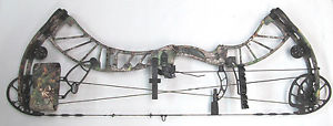 Used 2016 Obsession Defcon M7 compound 28" 70# realtree xtra w/ rest & quiver