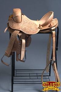 BX206BZ-A HILASON CLASSIC SERIES HAND-MADE RODEO BRONC RIDING SADDLE 16