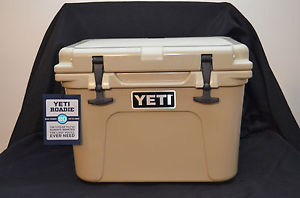 NEW! YETI Roadie 20 Qt Cooler TAN Hard Side Ice Chest