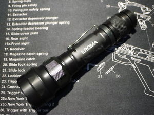 *Worldwideshipping* Surefire Kroma White-Blue-Red led