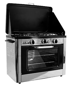 NEW & SEALED! Camp Chef Camping Outdoor Oven with 2 Burner Camping Stove