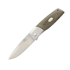 Fallkniven PXLgm Folding Knife | Liner Lock 3G Steel Green Micarta