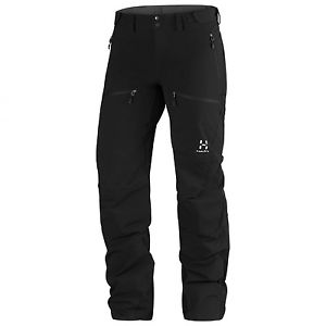 Haglöfs Flint II Pant Women's, Soft shell trousers for ladies, black, Touring