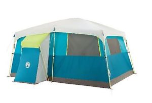 New Coleman Family Cabin Tent Camping Outdoor 8 Person Shelter Dome Room Hiking