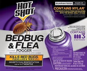 Hot Shot 95911-1 Bedbug and Flea Fogger 3-Count 6-Pack